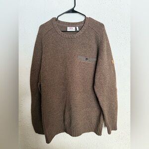 Fjällräven Lada Round Neck Wool Blend Knit Sweater
